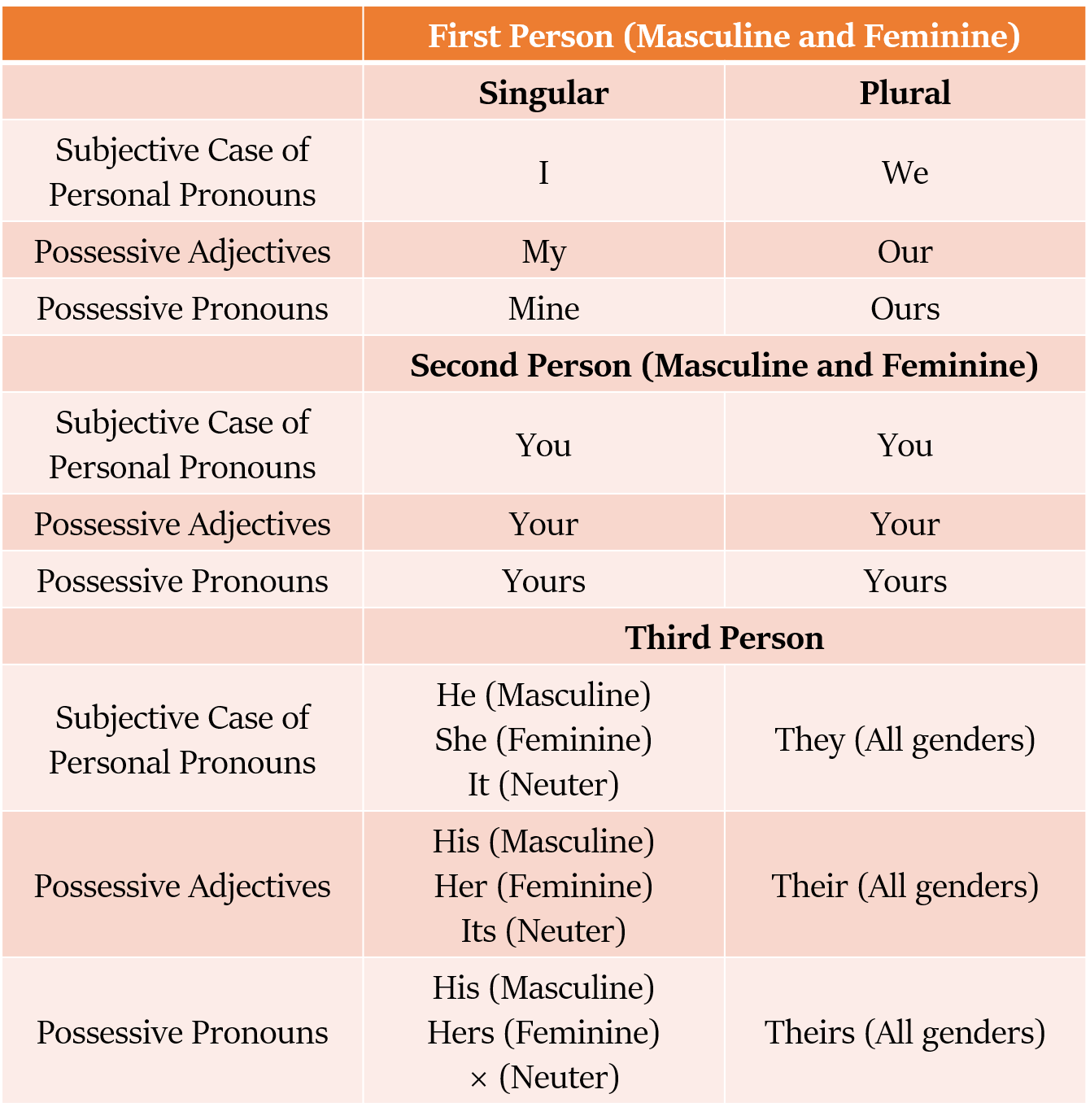 Pronoun Vs Adjective Vs Noun Worksheet